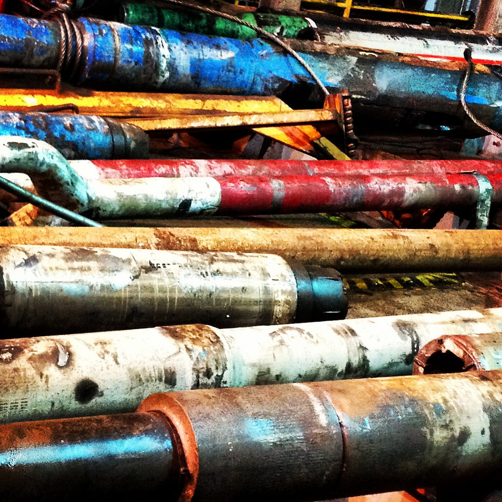 Drill pipes, Maersk Deliverer